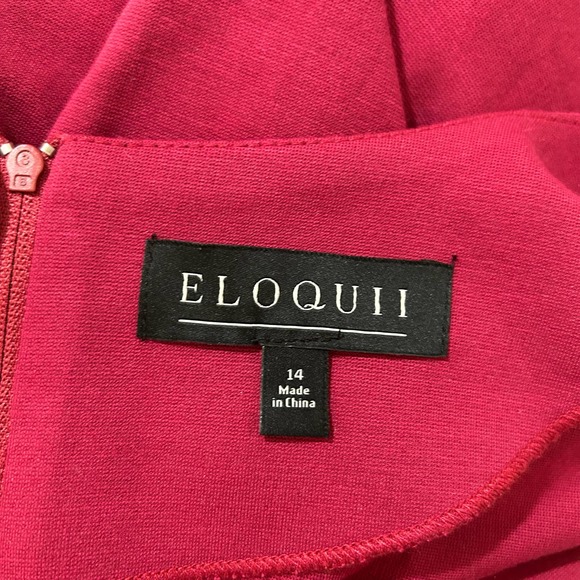 ‼️‼️CLEARANCE‼️‼️ ELOQUII Peplum Top - Picture 6 of 7